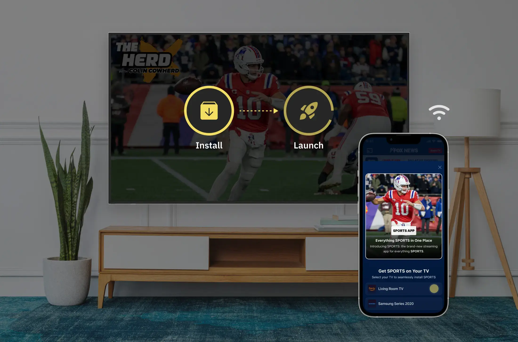 Cross-App Handoff to TV.